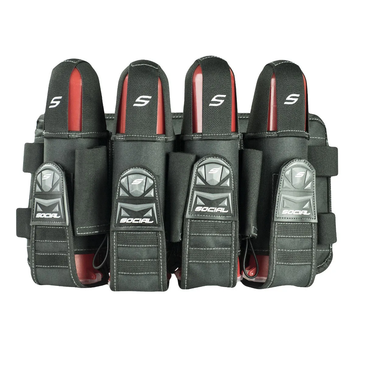 Social Paintball Grit Pack Harness - Stealth Black