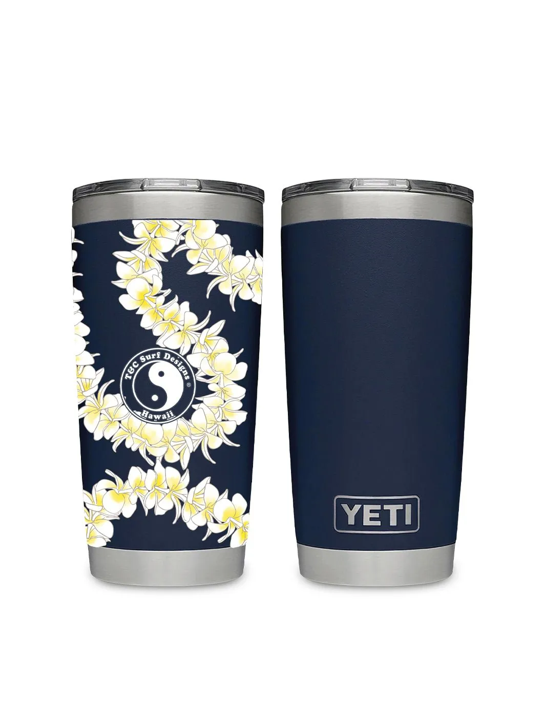 T&C Surf 20 oz Plumeria Lei Tumbler Yeti