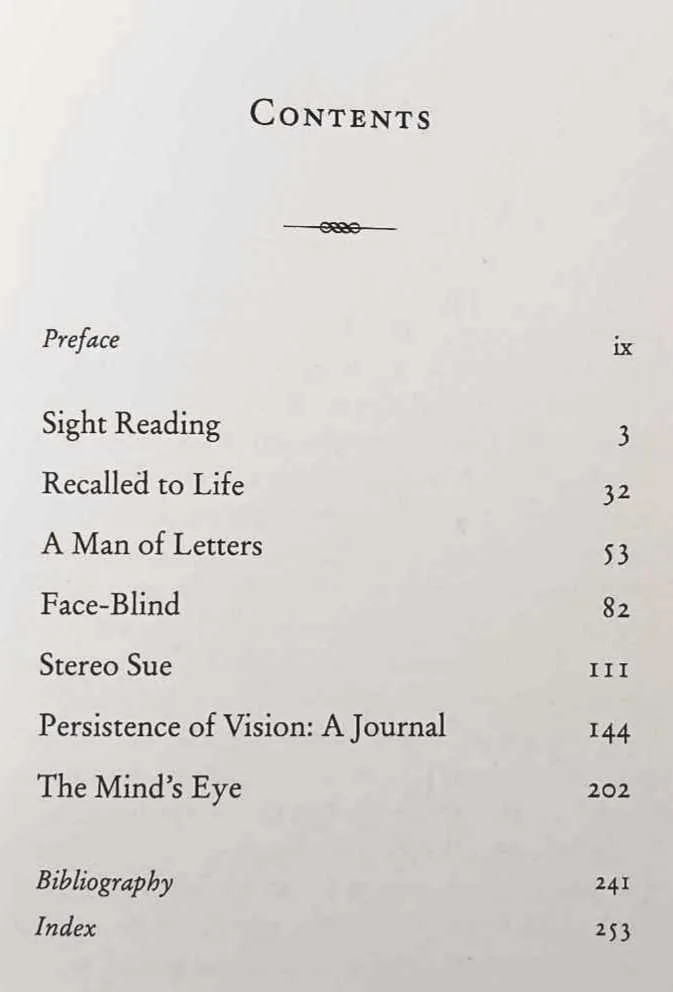 THE MIND'S EYE - Oliver Sacks
