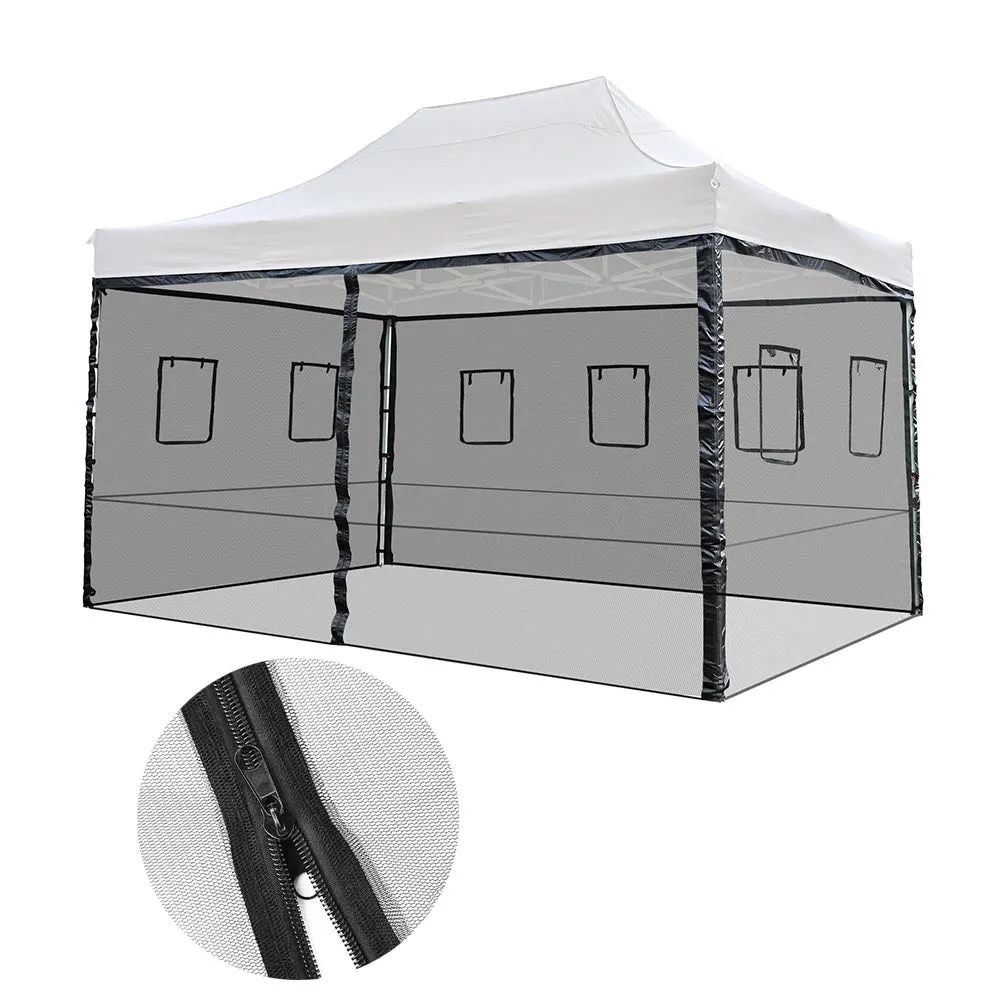 TheLAShop Netting for Pop Up Canopy 10x15 Food Service Vendor Side Screen