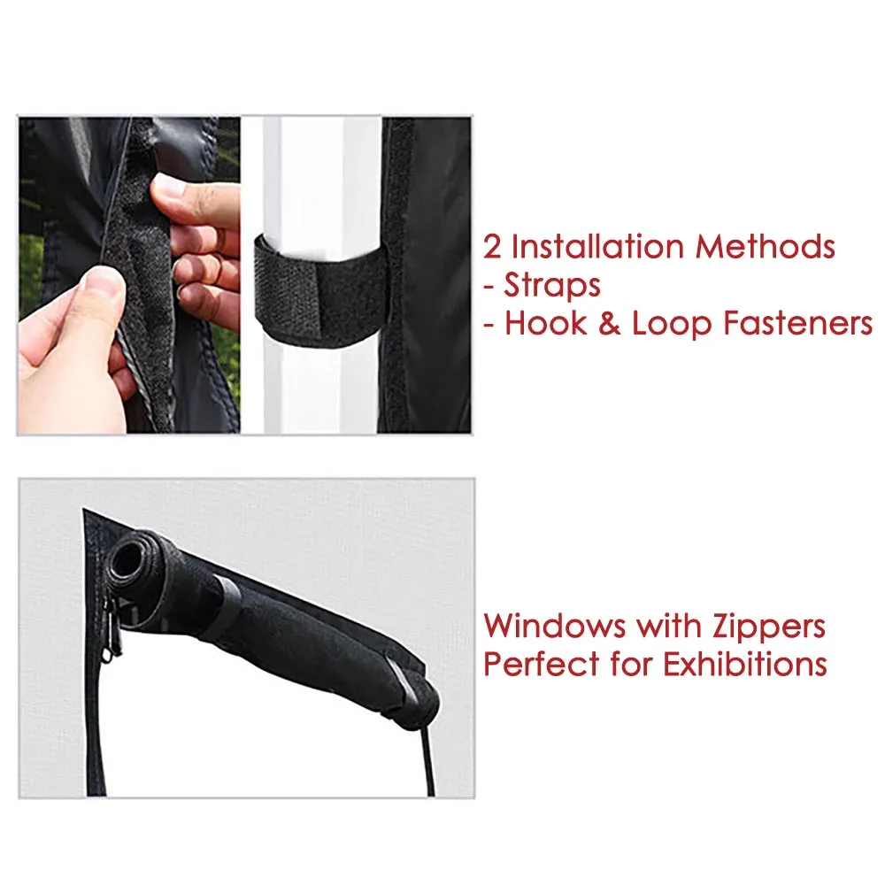 TheLAShop Netting for Pop Up Canopy 10x15 Food Service Vendor Side Screen