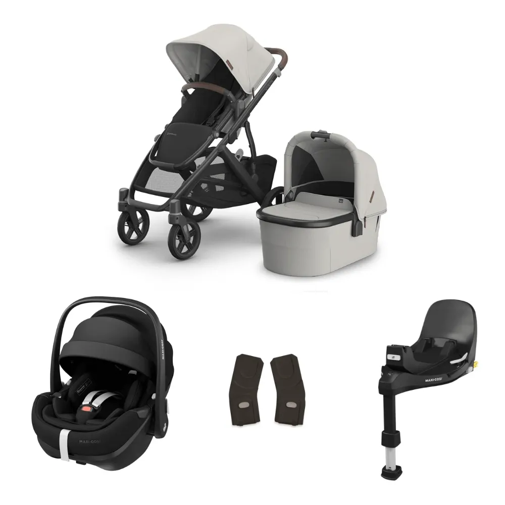 Uppababy Vista V3 & Maxi Cosi Pebble 360 Pro2 Bundle